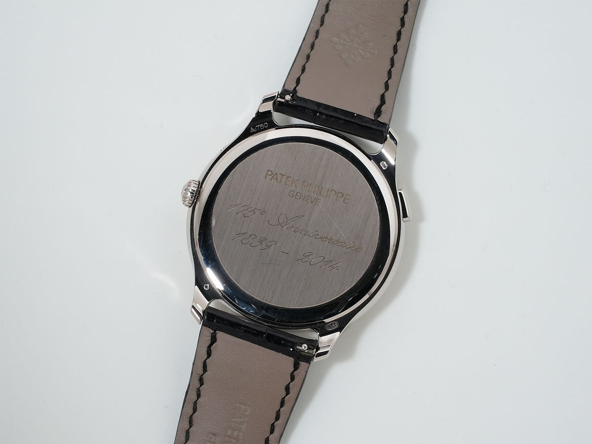 パテックフィリップ コンプリケーション ワールドタイム ムーンフェイズ Ref.5575G-001 18KWG ブラック文字盤 美中古 mcgp8fpa