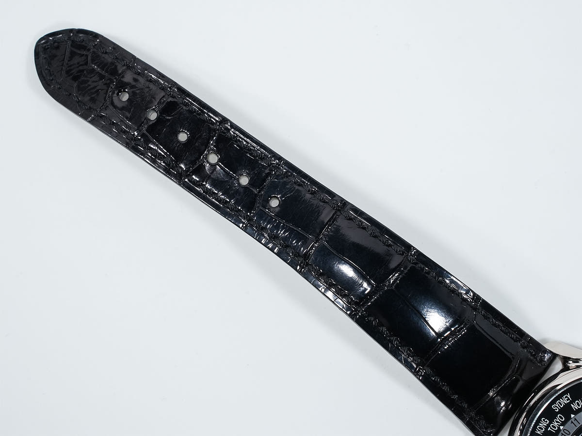 パテックフィリップ コンプリケーション ワールドタイム ムーンフェイズ Ref.5575G-001 18KWG ブラック文字盤 美中古 mcgp8fpa