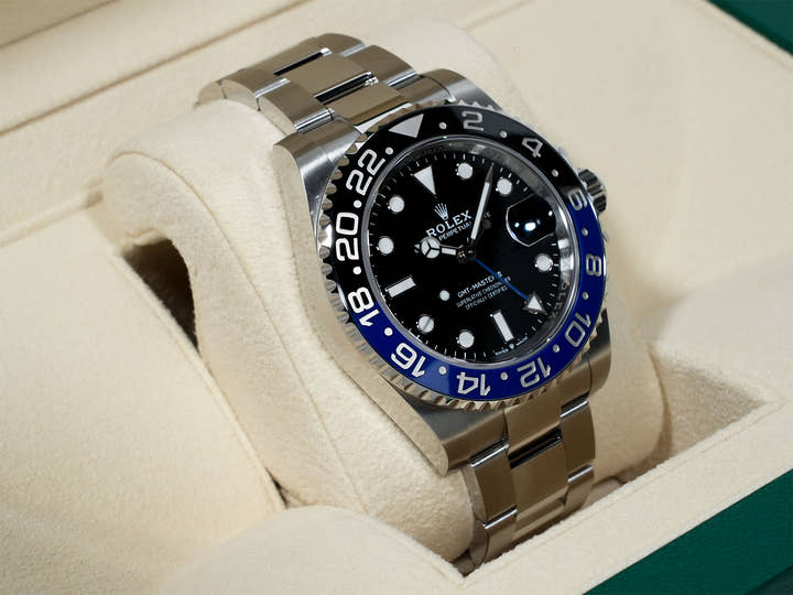 ロレックス GMTマスターII Ref.126710BLNR ステンレススチール ブラック文字盤 オイスターブレスレット