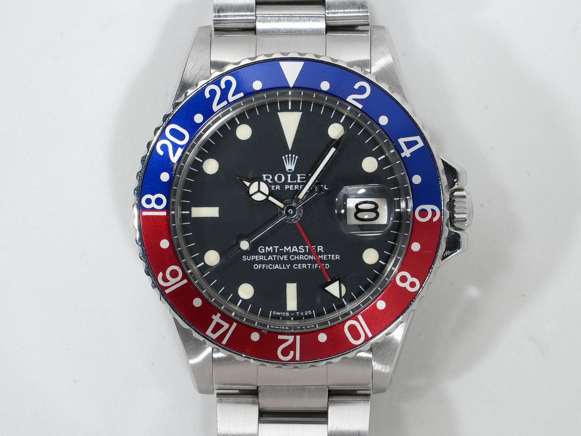 ロレックス GMTマスター Ref.1675 ブラック文字盤 中古 nyhzf625