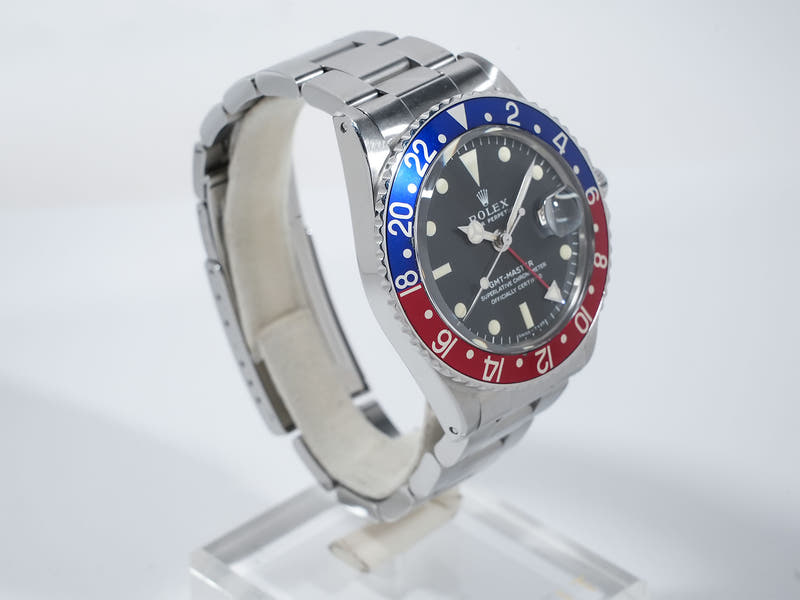 ロレックス GMTマスター Ref.1675 ブラック文字盤 中古 nyhzf625