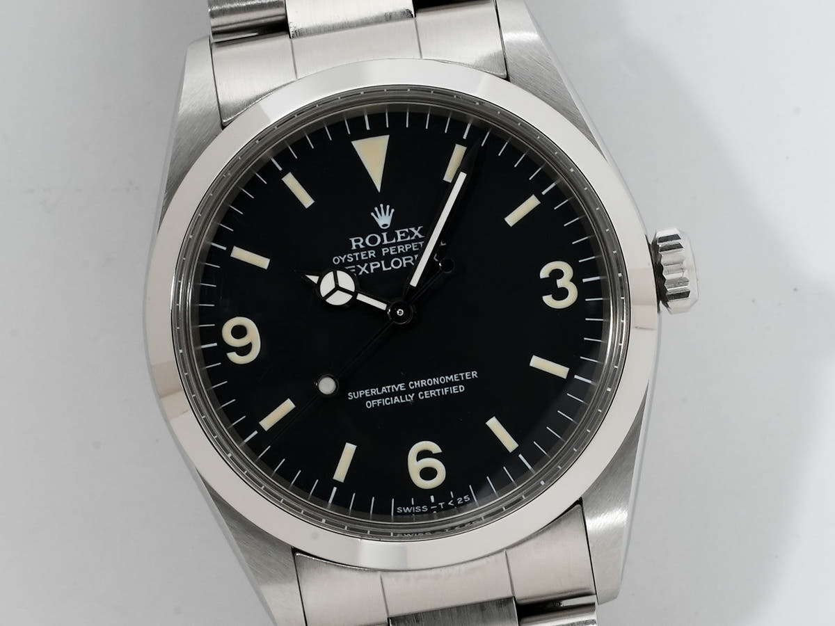 ロレックス エクスプローラーI Ref.1016 ブラック文字盤 中古 98ck8et8