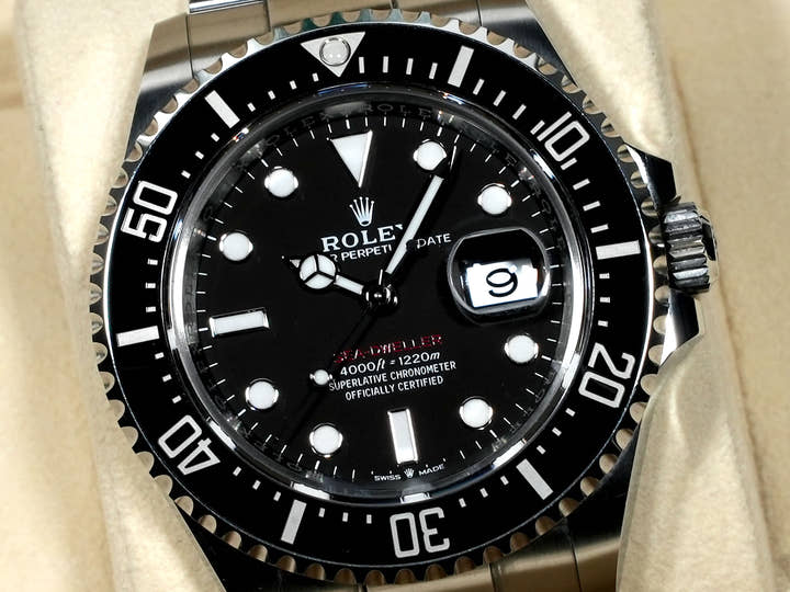 ロレックス シードゥエラー Ref.126600 ステンレススチール ブラック文字盤