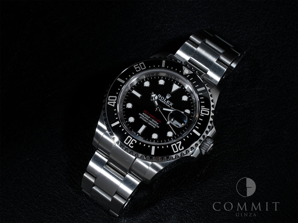 ロレックス シードゥエラー Ref.126600 SS ブラック文字盤 美中古 b64937yo