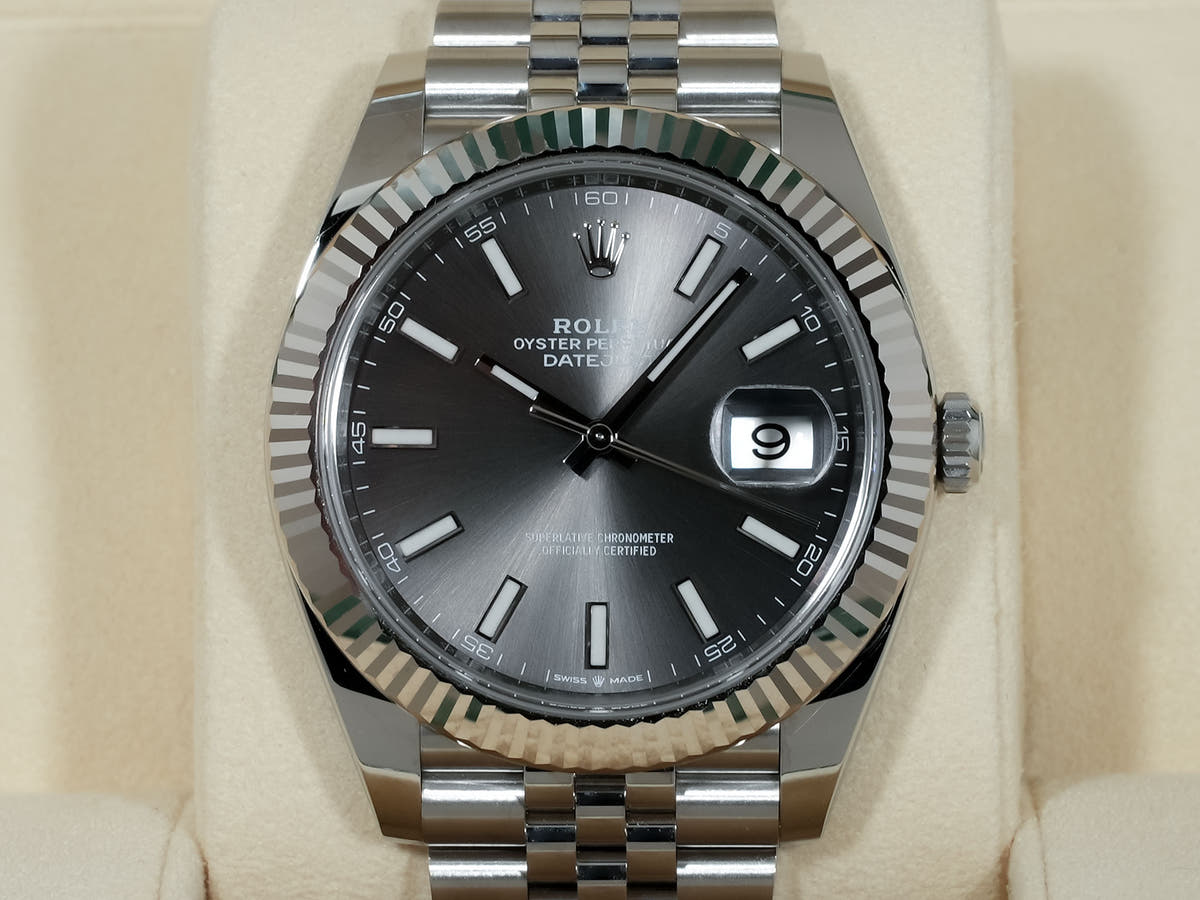 ロレックス デイトジャスト41 Ref.126334 スレート文字盤 中古 tsuh9k4h