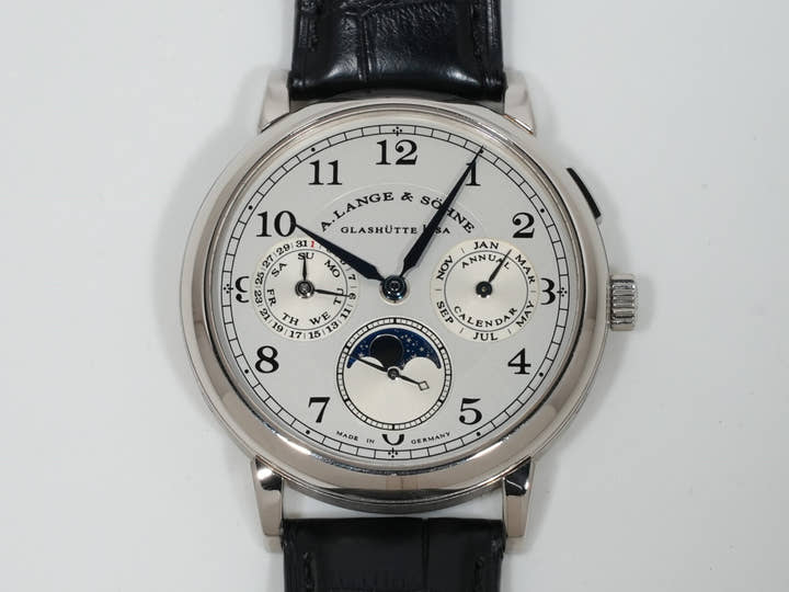 A. Lange &amp; Söhne 1815 Annual Calendar Ref.238.026 18KWG Silver Dial Used xrsqtr9u