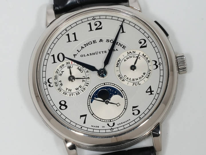 A. Lange &amp; Söhne 1815 Annual Calendar Ref.238.026 18KWG Silver Dial Used xrsqtr9u