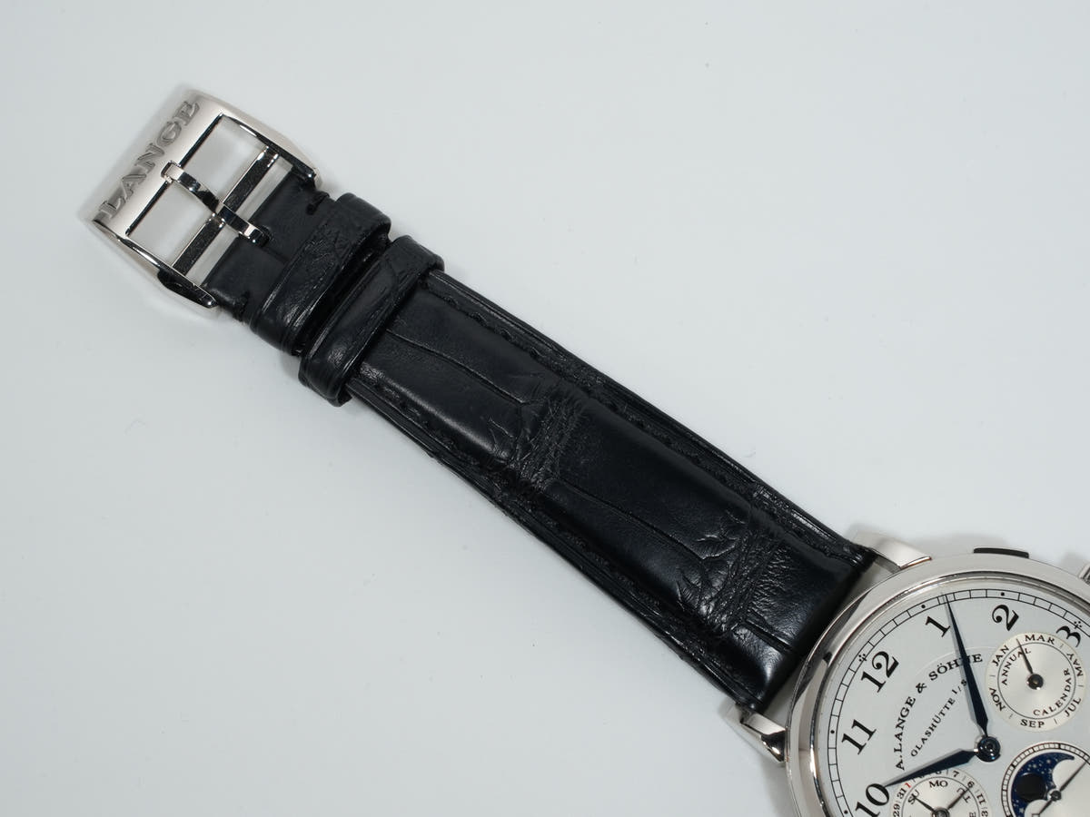 A.ランゲ＆ゾーネ 1815 アニュアルカレンダー Ref.238.026 18KWG シルバー文字盤 中古 xrsqtr9u