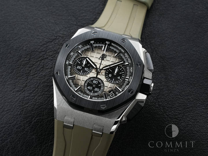 オーデマピゲ ロイヤルオーク オフショア クロノグラフ Ref.26420SO.OO.A600CA.01 ステンレススチール スモークブラウン文字盤