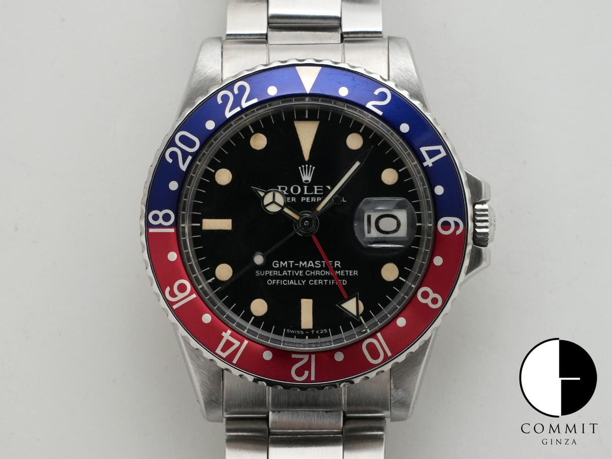 Rolex GMT Master Ref.1675 Black Dial Used d7wbau6h