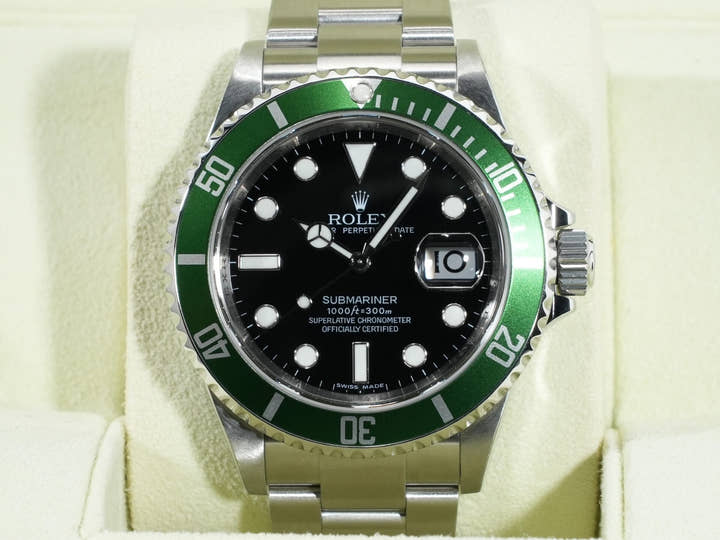 ロレックス サブマリーナー デイト Ref.16610LV ステンレススチール ブラック文字盤 美中古 bdxpngms