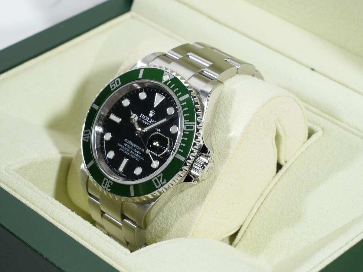 Rolex Submariner Date Ref.16610LV Black Dial Good Condition Used bdxpngms
