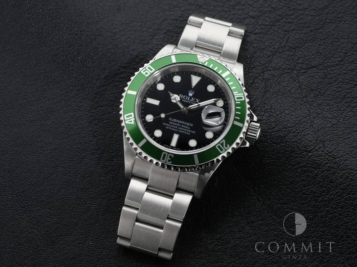 ロレックス サブマリーナー デイト Ref.16610LV ステンレススチール ブラック文字盤 美中古 bdxpngms