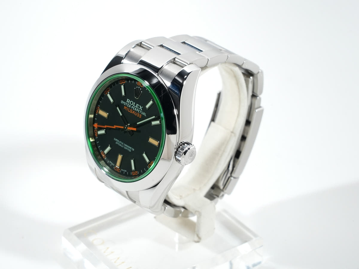 ロレックス ミルガウス Ref.116400GV ブラック文字盤 中古 9jkj97iy