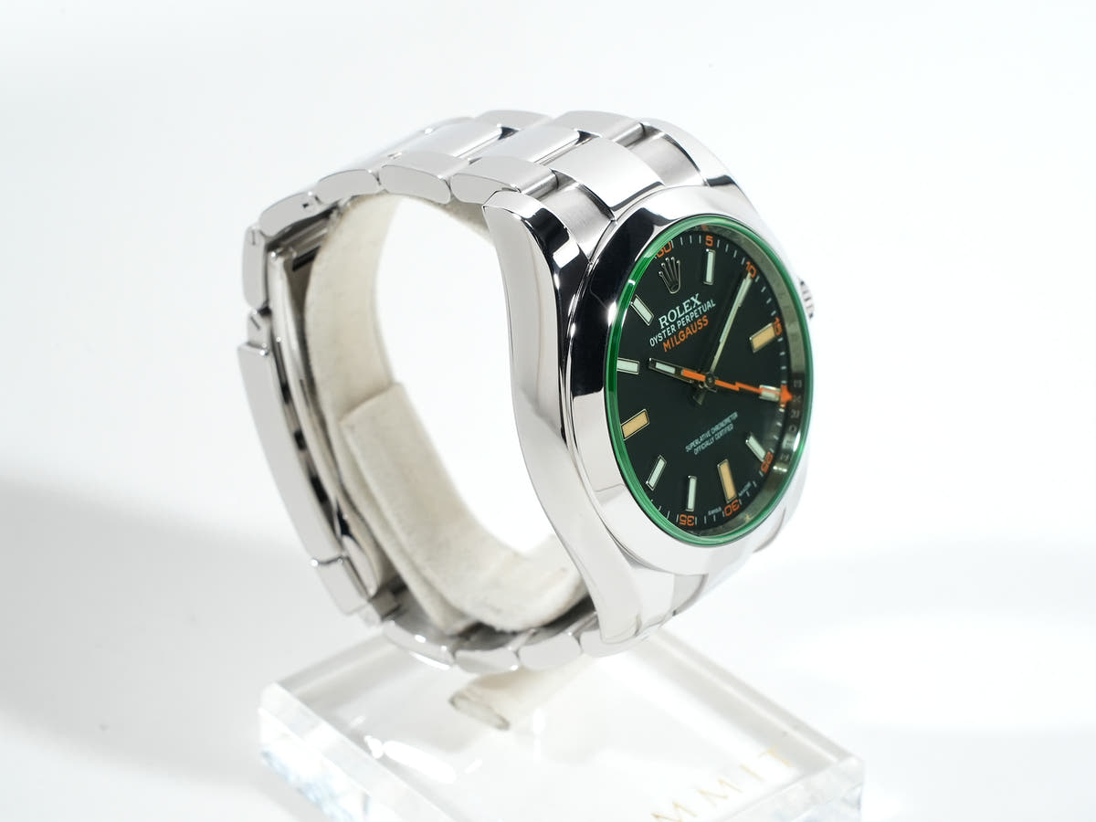 ロレックス ミルガウス Ref.116400GV ブラック文字盤 中古 9jkj97iy