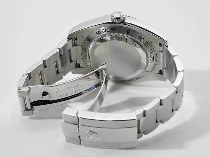 ロレックス ミルガウス Ref.116400GV ステンレススチール ブラック文字盤