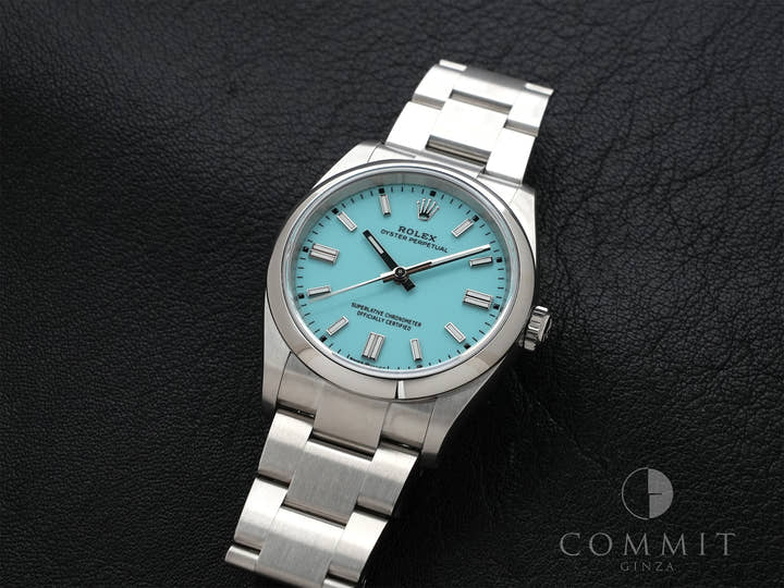 ロレックス オイスターパーペチュアル36 Ref.126000 ステンレススチール ターコイズ文字盤