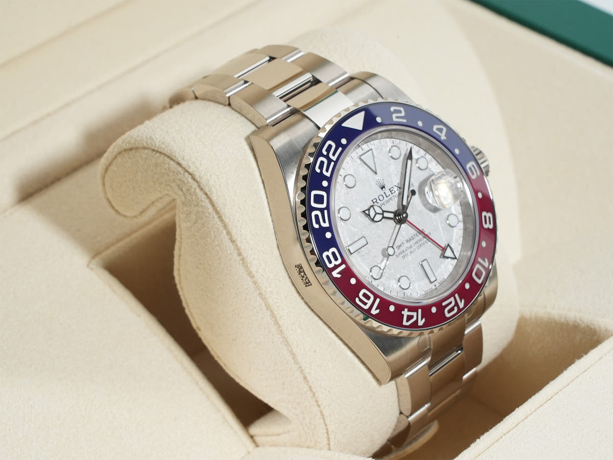 Rolex GMT Master II Ref.126719BLRO Meteorite Dial Unused uvhpwyqt