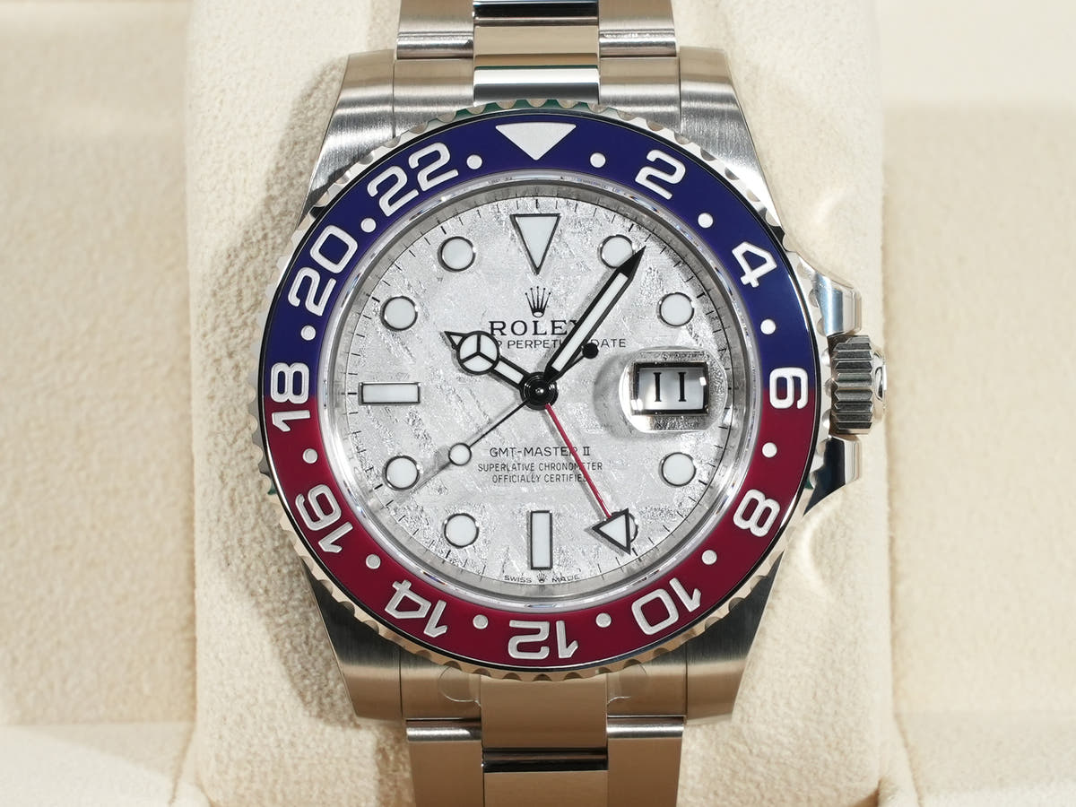 Rolex GMT Master II Ref.126719BLRO Meteorite Dial Unused uvhpwyqt