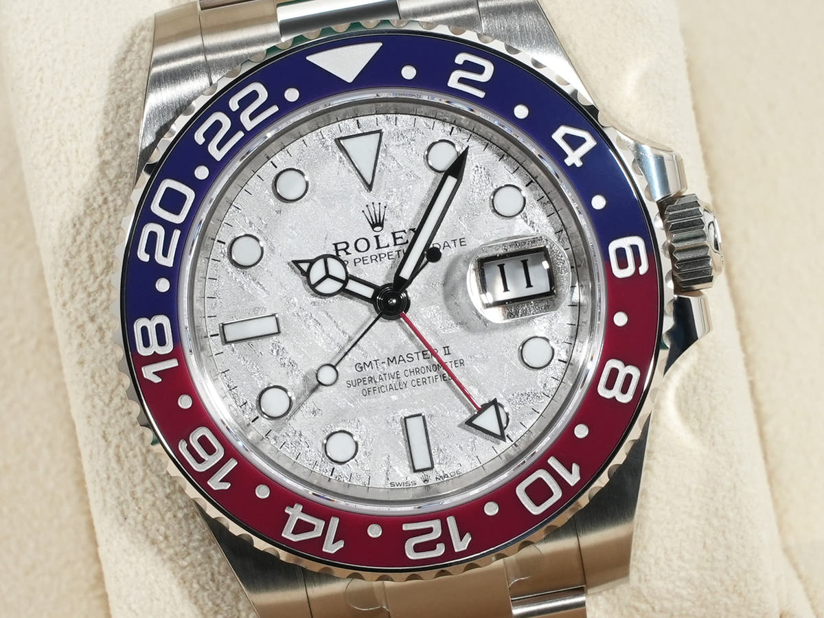 Rolex GMT Master II Ref.126719BLRO Meteorite Dial Unused uvhpwyqt