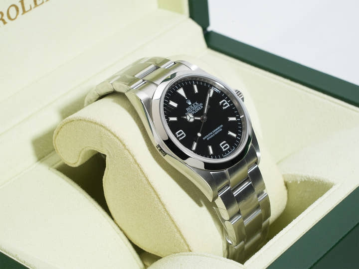 ロレックス エクスプローラーI Ref.114270 ステンレススチール ブラック文字盤