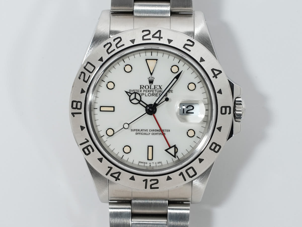 Rolex Explorer II Ref.16570 White Dial Good Condition Used azwpxr6k