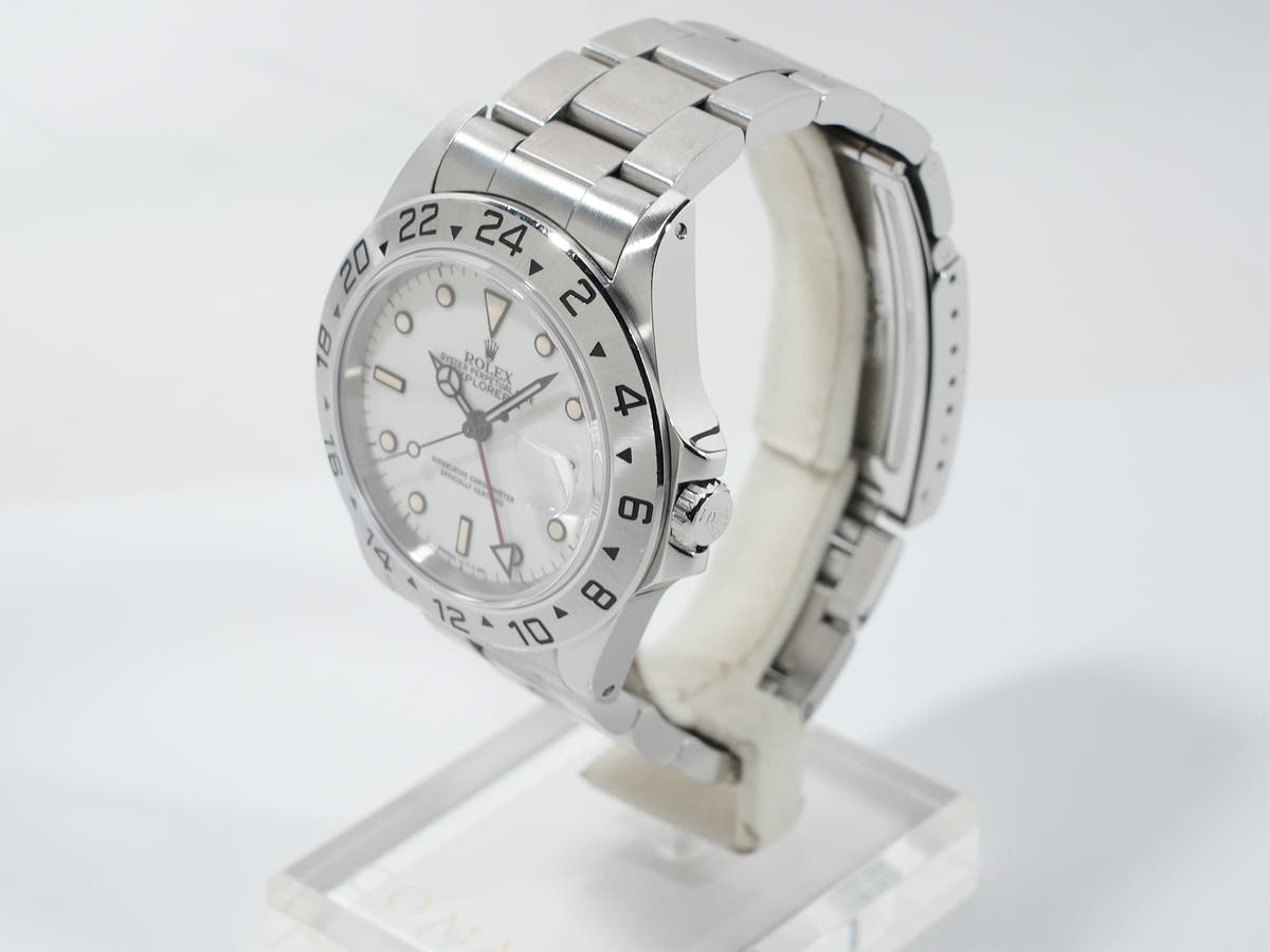 Rolex Explorer II Ref.16570 White Dial Good Condition Used azwpxr6k