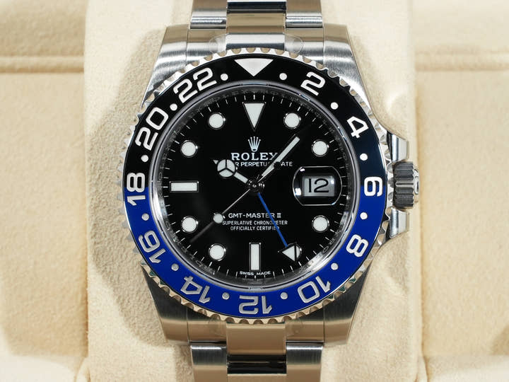 ロレックス GMTマスターII Ref.116710BLNR ステンレススチール ブラック文字盤 オイスターブレスレット