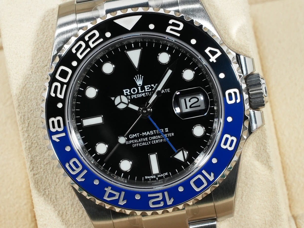 ロレックス GMTマスターII Ref.116710BLNR SS ブラック文字盤 デッドストック z4w425mm