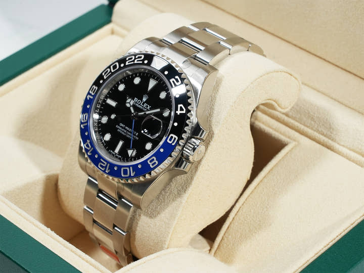 ロレックス GMTマスターII Ref.116710BLNR ステンレススチール ブラック文字盤 オイスターブレスレット