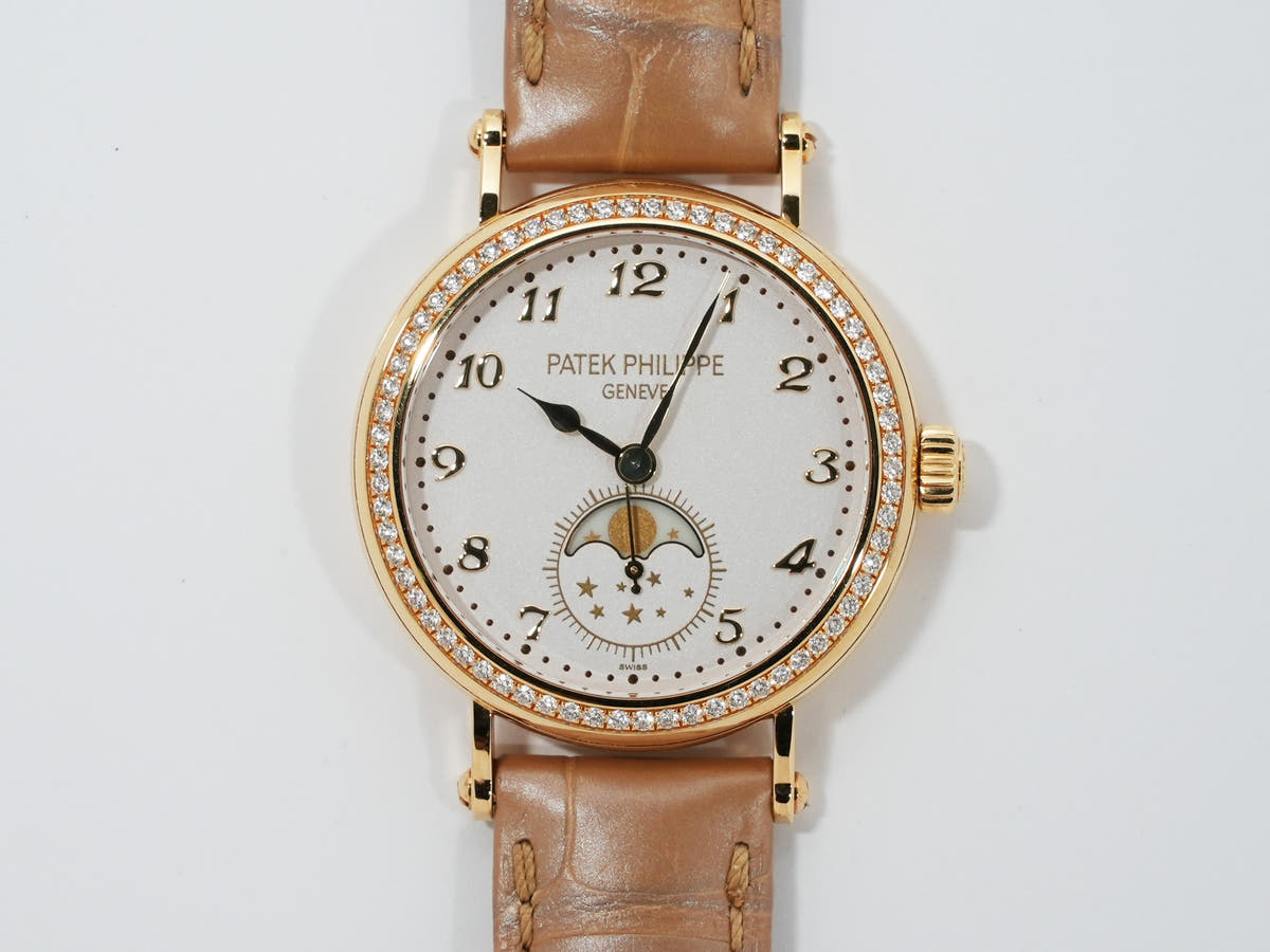 パテックフィリップ コンプリケーション ムーンフェイズ Ref.7121J-001 18KYG シルバー文字盤 美中古 cfnsdbi5