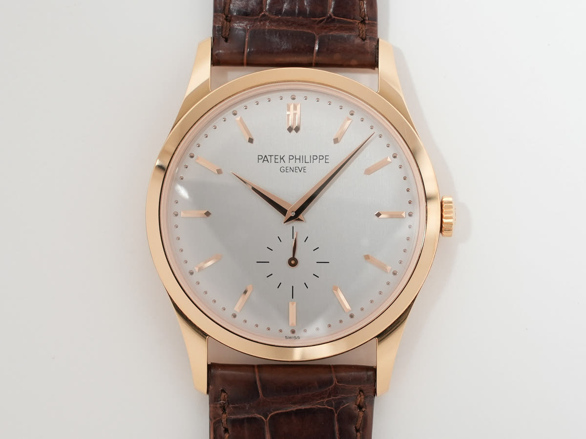 パテックフィリップ カラトラバ Ref.5196R-001 18KRG シルバー文字盤 中古 qpex3ft7