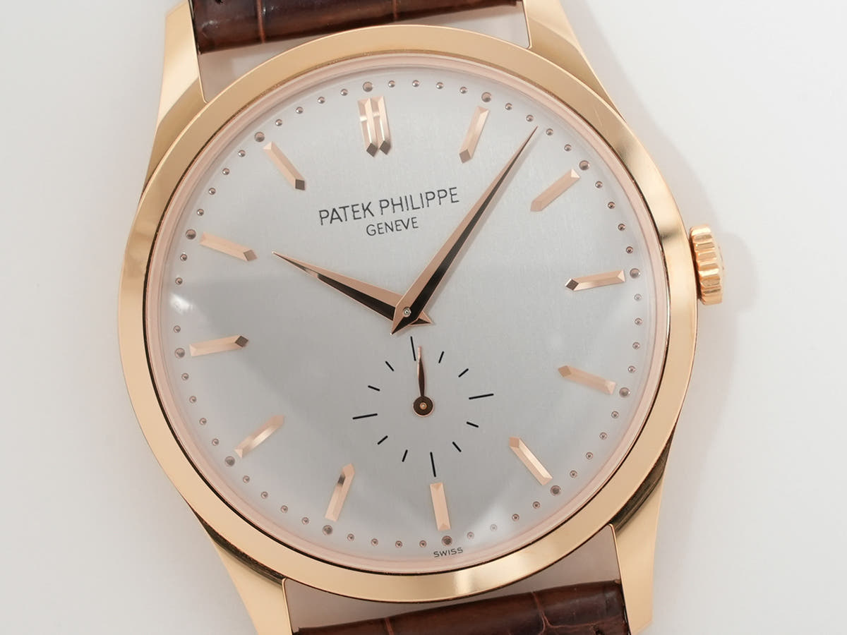 パテックフィリップ カラトラバ Ref.5196R-001 18KRG シルバー文字盤 中古 qpex3ft7