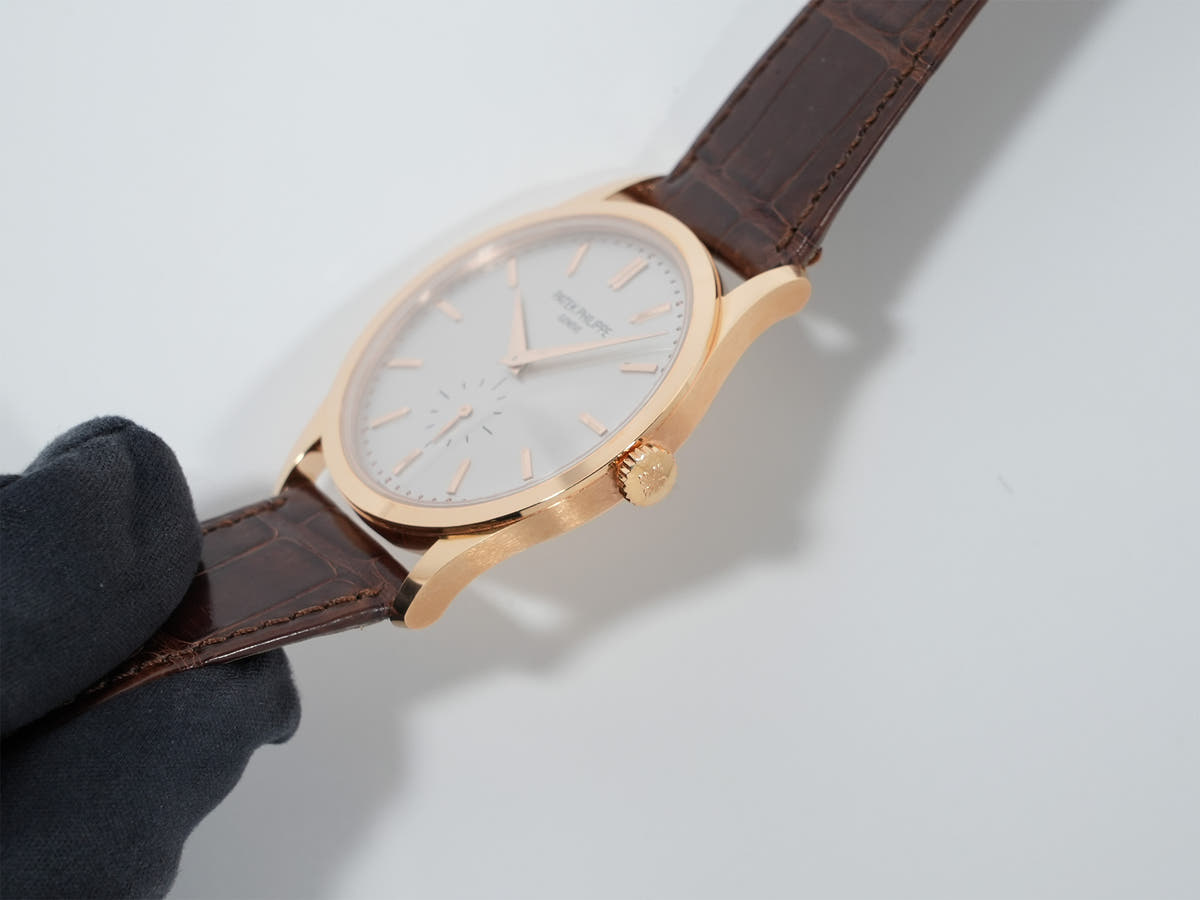 パテックフィリップ カラトラバ Ref.5196R-001 18KRG シルバー文字盤 中古 qpex3ft7