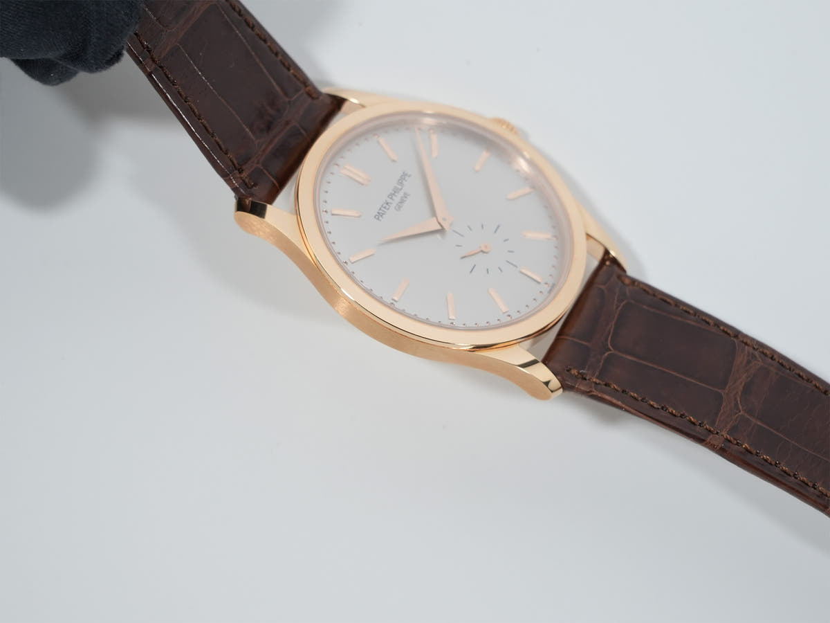 パテックフィリップ カラトラバ Ref.5196R-001 18KRG シルバー文字盤 中古 qpex3ft7