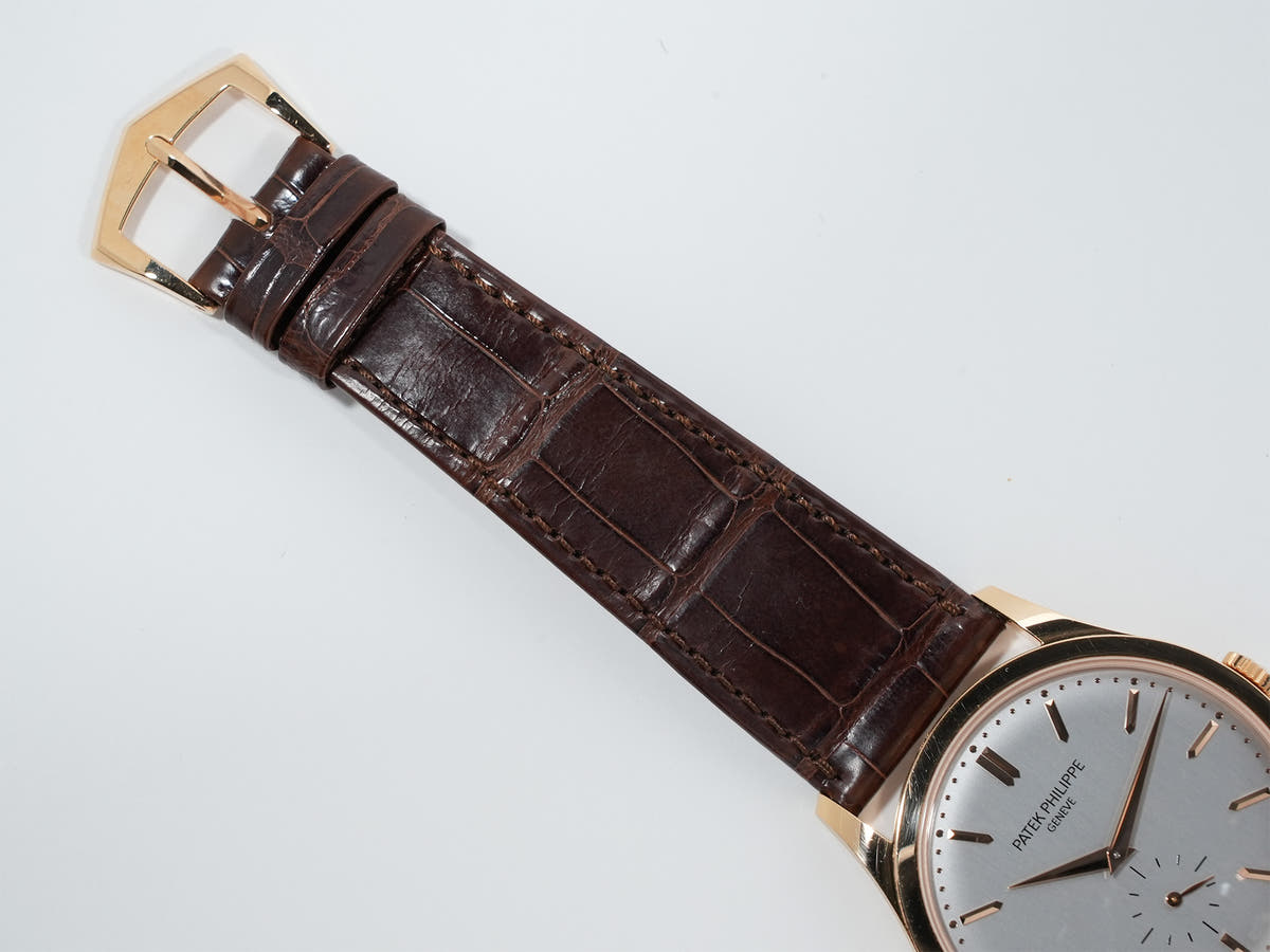 パテックフィリップ カラトラバ Ref.5196R-001 18KRG シルバー文字盤 中古 qpex3ft7