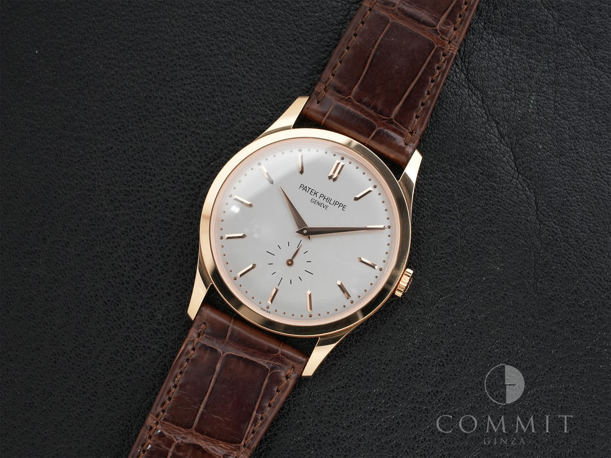 パテックフィリップ カラトラバ Ref.5196R-001 18KRG シルバー文字盤 中古 qpex3ft7