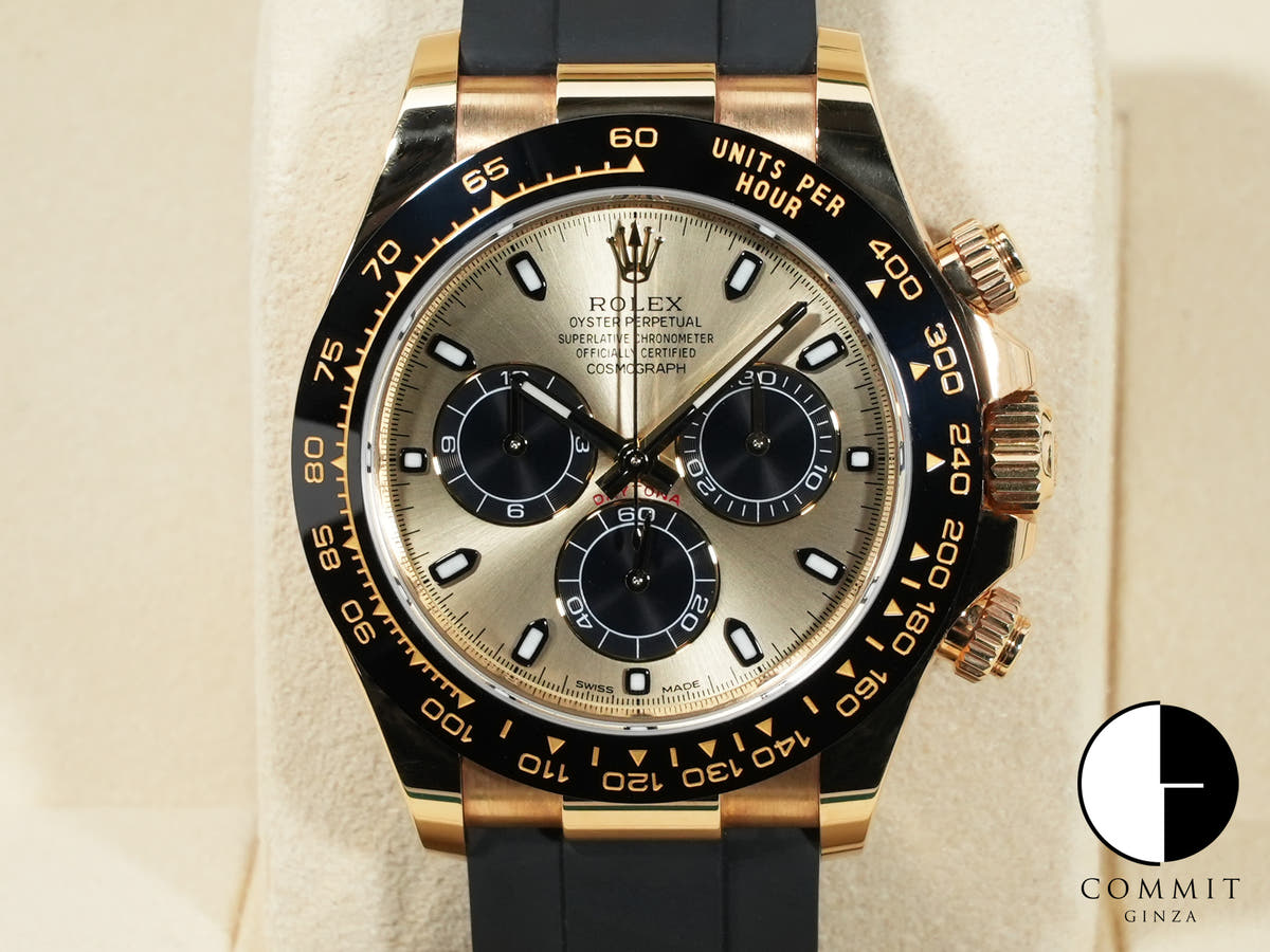 Rolex Daytona Ref. 116518LN Yellow Gold Champagne x Black Dial
