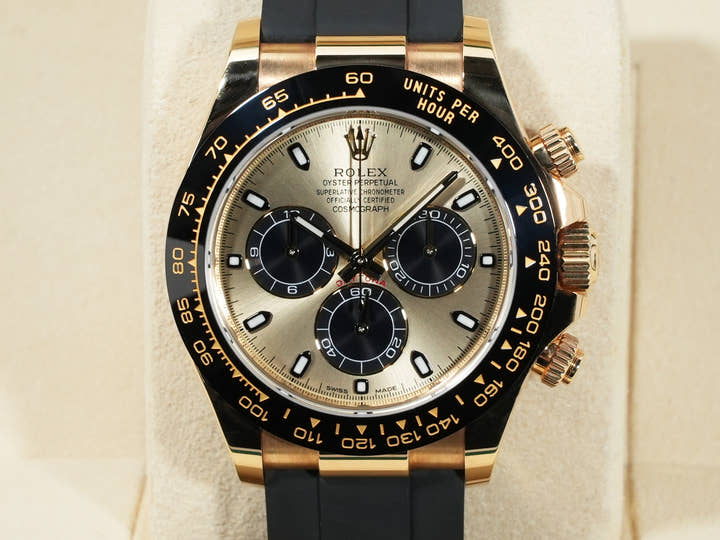 Rolex Daytona Ref. 116518LN Yellow Gold Champagne x Black Dial