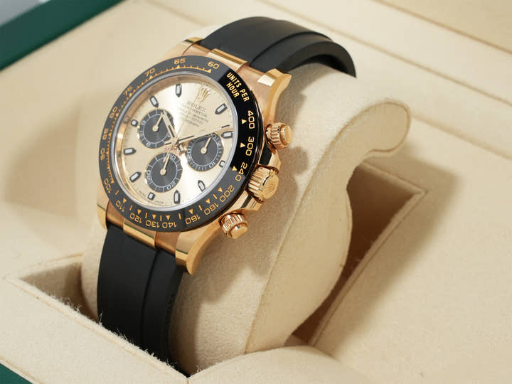 Rolex Daytona Ref. 116518LN Yellow Gold Champagne x Black Dial