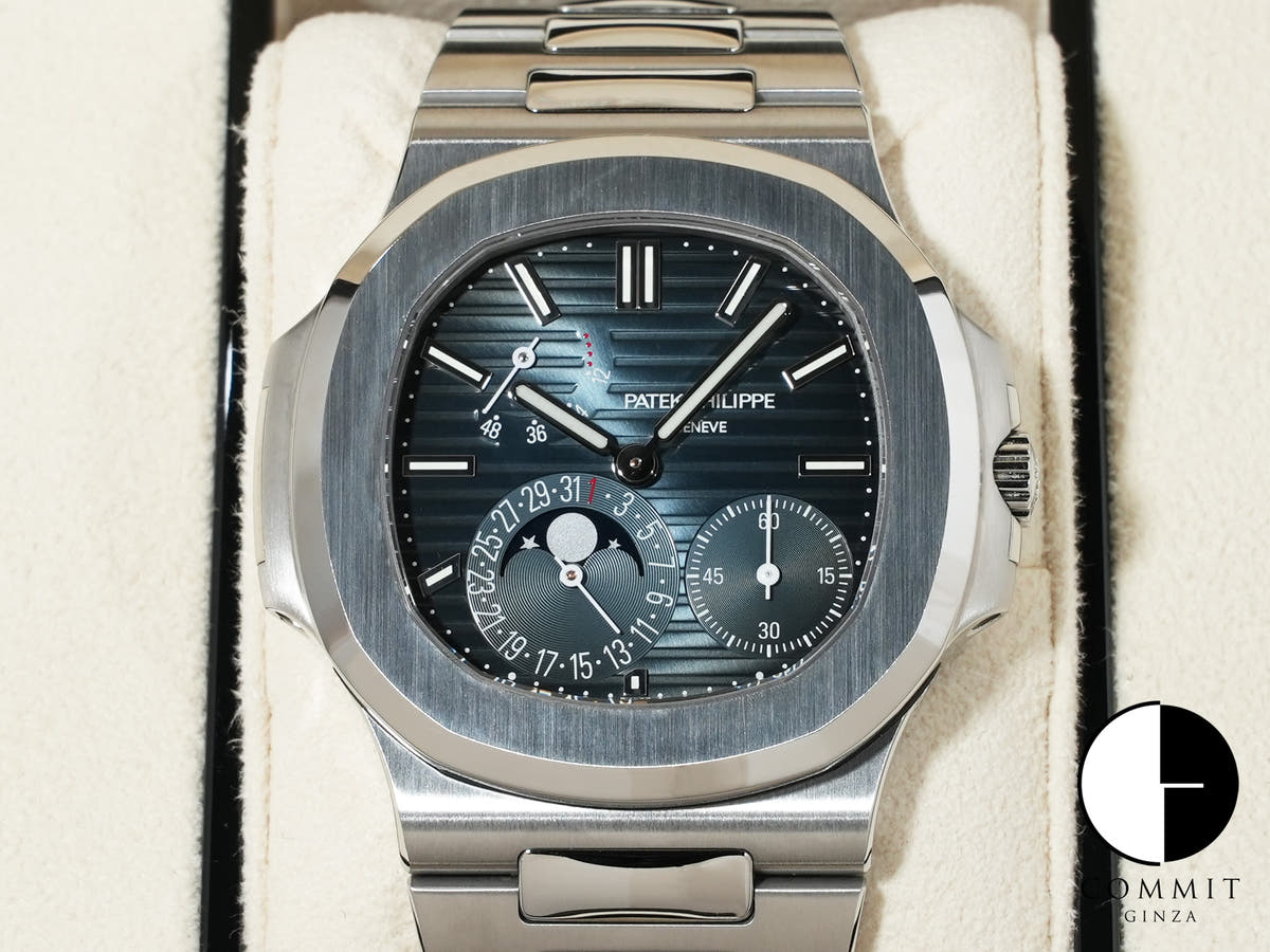 パテックフィリップ ノーチラス プチコンプリケーション Ref.5712/1A-001 ブルー文字盤 美品 rrup4c3q