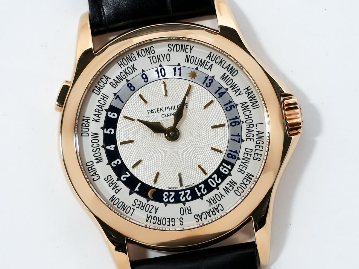 パテックフィリップ コンプリケーション ワールドタイム Ref.5110J-001 シルバー文字盤 中古 hsom6uc7