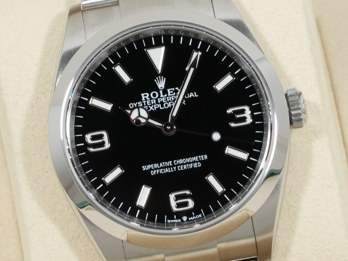 ロレックス エクスプローラー36 Ref.124270 ブラック文字盤 未使用 stbjcipa