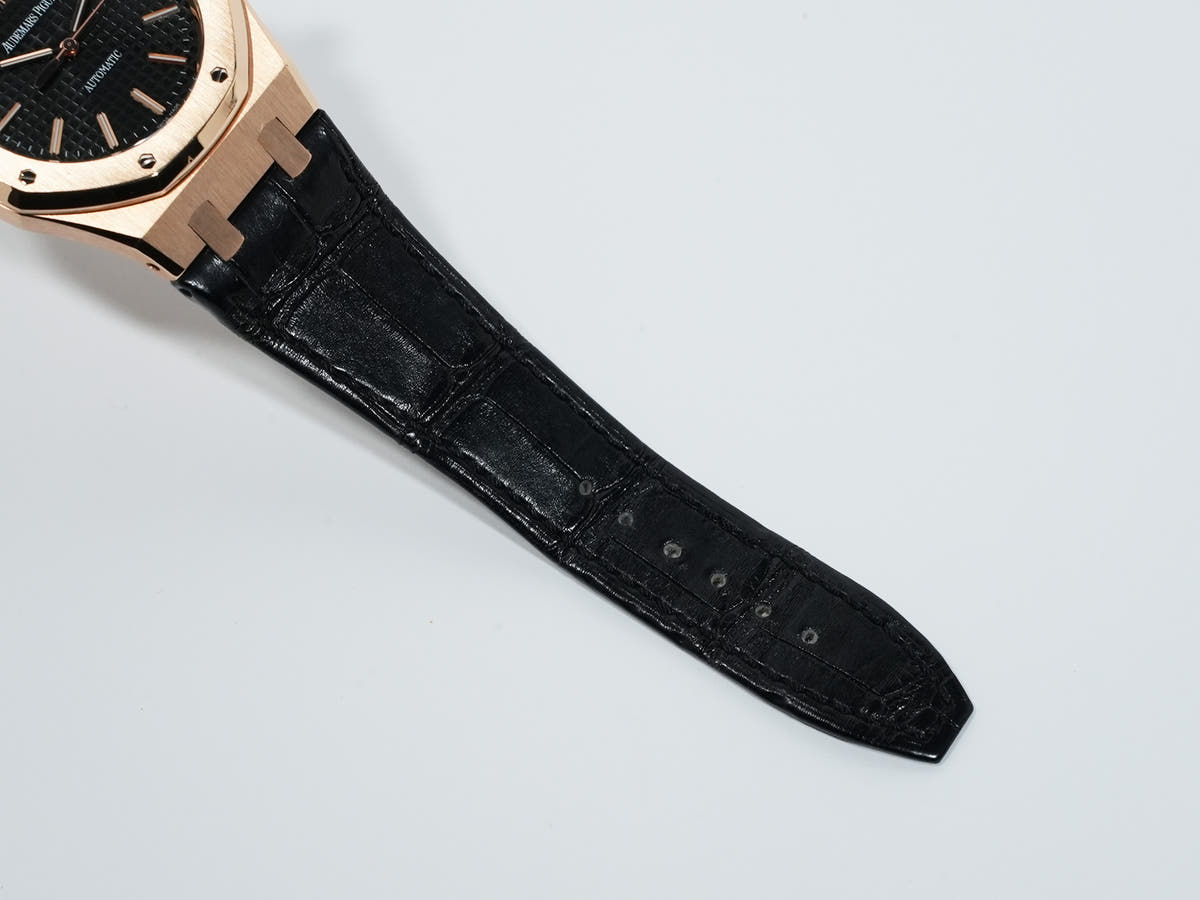 Audemars Piguet Royal Oak Ref.15300OR.OO.D002CR.01 18KPG Black Dial Used zwjmmcqd