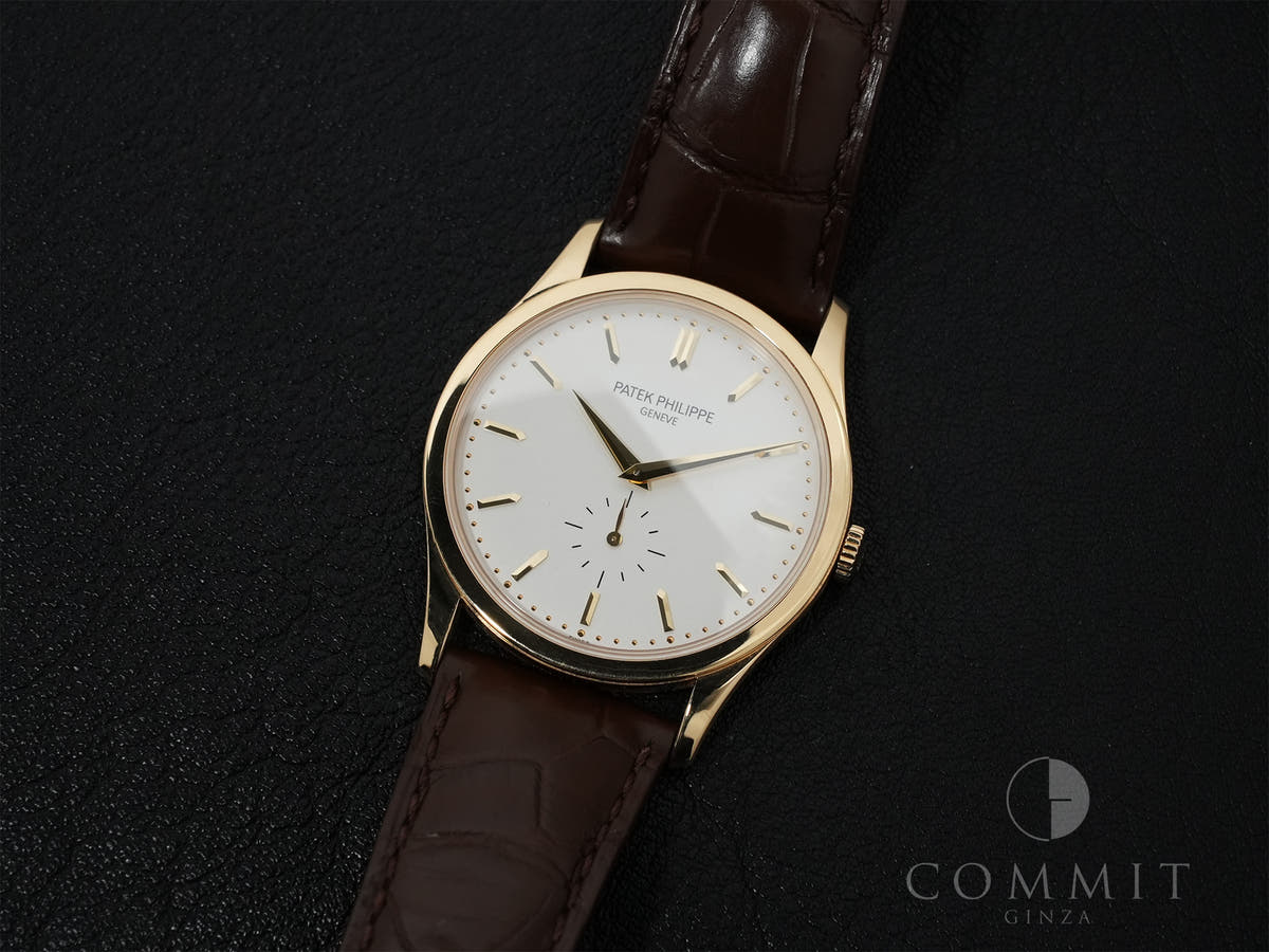 パテックフィリップ カラトラバ Ref.5196J-001 シルバー文字盤 中古 w83tx82i