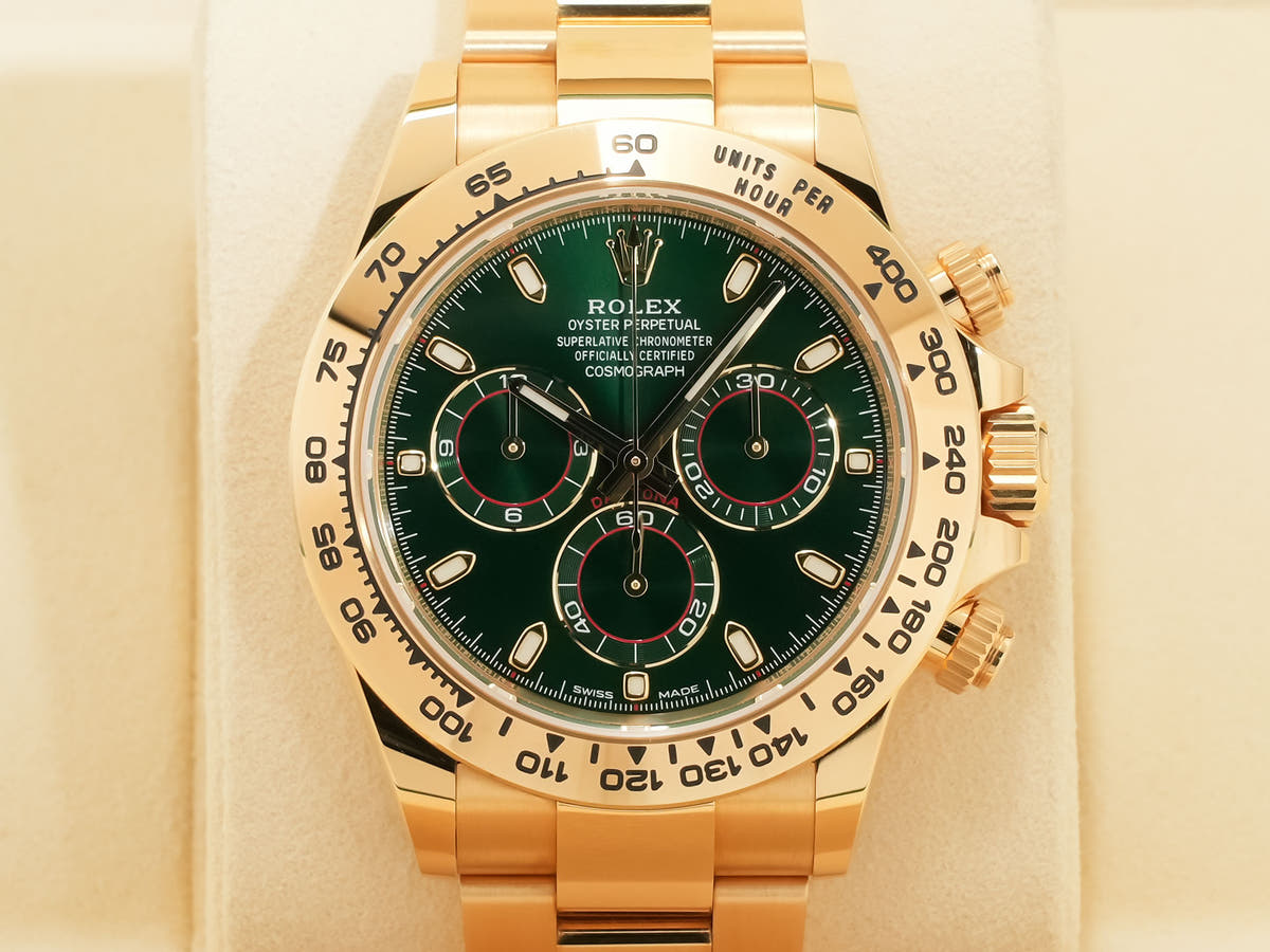 ロレックス デイトナ Ref.116508 グリーン文字盤 中古 c4orc2yb