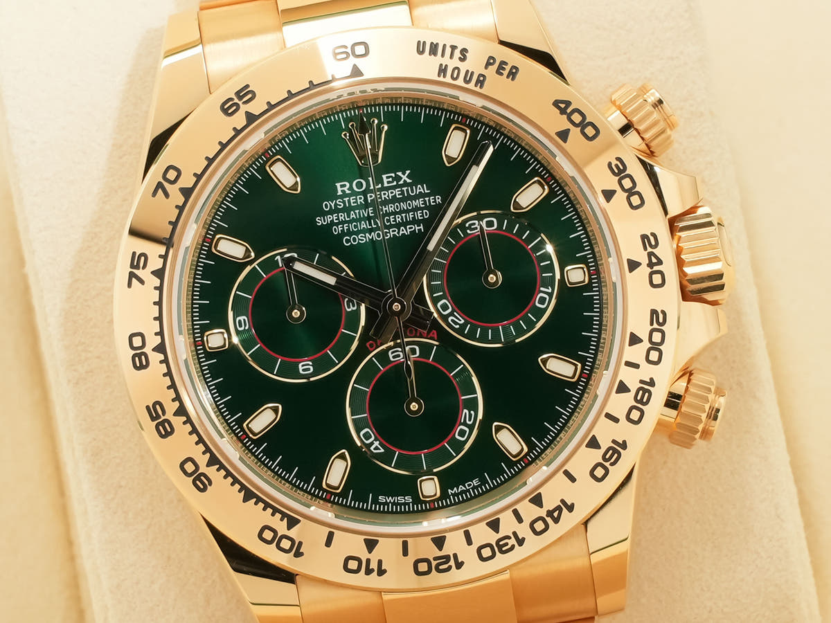 ロレックス デイトナ Ref.116508 グリーン文字盤 中古 c4orc2yb