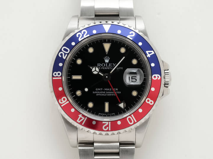 ロレックス GMTマスター Ref.16700 ステンレススチール ブラック文字盤 オイスターブレスレット 中古 t7ojasqf