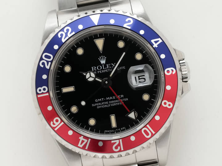 ロレックス GMTマスター Ref.16700 ステンレススチール ブラック文字盤 オイスターブレスレット 中古 t7ojasqf