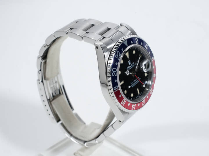ロレックス GMTマスター Ref.16700 ステンレススチール ブラック文字盤 オイスターブレスレット 中古 t7ojasqf